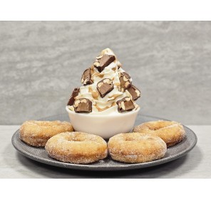 12 Chunky Donuts Sharer & 4 Dipping Pots